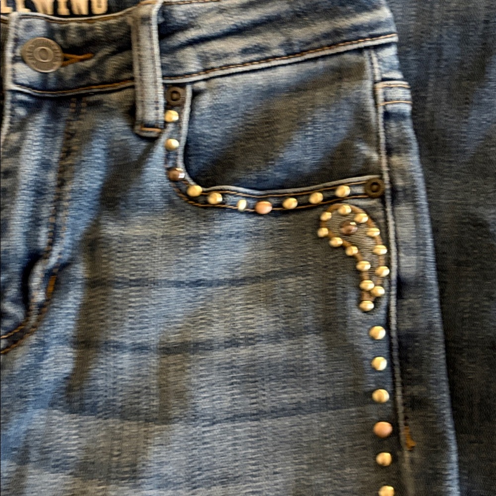 IDYLLWIND Studded Gypsy High Rise Flare Jeans - Picture 4 of 5